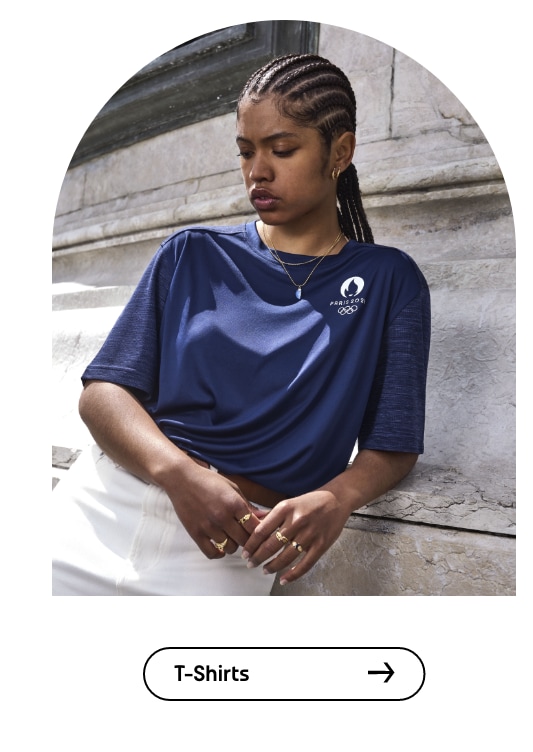PARIS 2024 Damen T-Shirt – Offizielle Olympia-Kollektion, 100 % Baumwolle