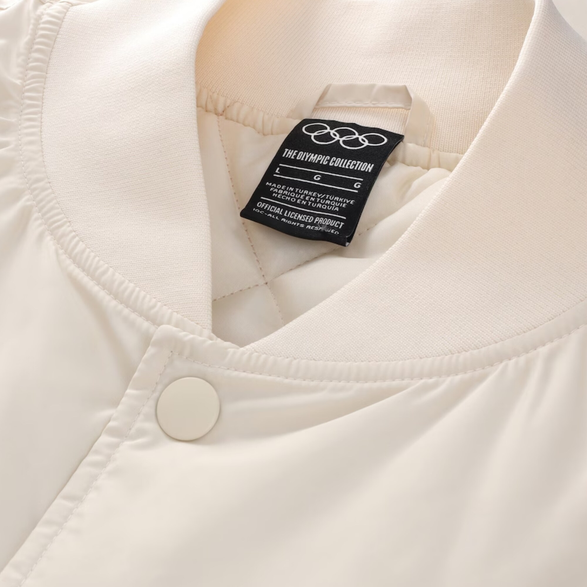 The Olympic Collection Sateen Jacket - Off White